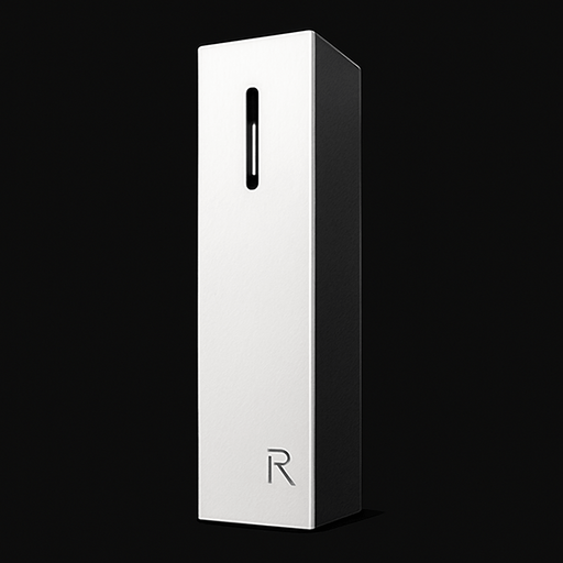 Shape: A tall, sleek, perhaps slightly intimidating rectangular or obelisk-like structure. Think modern skyscraper aesthetics scaled down.
Material/Color: Polished chrome, brushed aluminum, dark grey, or a very clean white. Minimalist.
Details:
Maybe a single, subtly glowing slit or a small, focused lens near the top where the "restructuring energy" will eventually be directed from (though the actual effect happens on the target).
Very clean lines, sharp edges.
A small, almost unnoticeable corporate logo (maybe a stylized "R" or an abstract "efficiency" symbol).
No visible moving parts when idle. It's about quiet, decisive power.
Meme Angle: Evokes the feeling of an unapproachable, all-powerful corporate entity or a consultant's "black box" solution..
In-Game asset.  2d.  High contrast.  No shadows