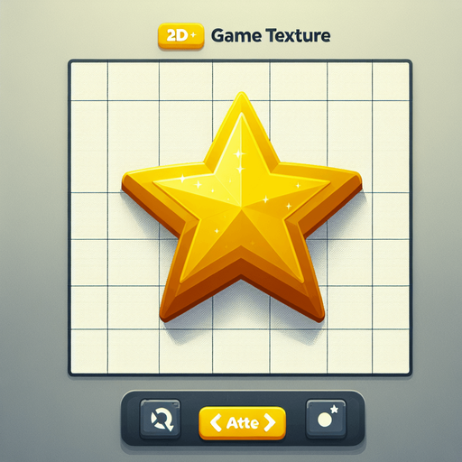 yellow star.
Single Game Texture. In-Game asset. 2d. Blank background. High contrast. No shadows.