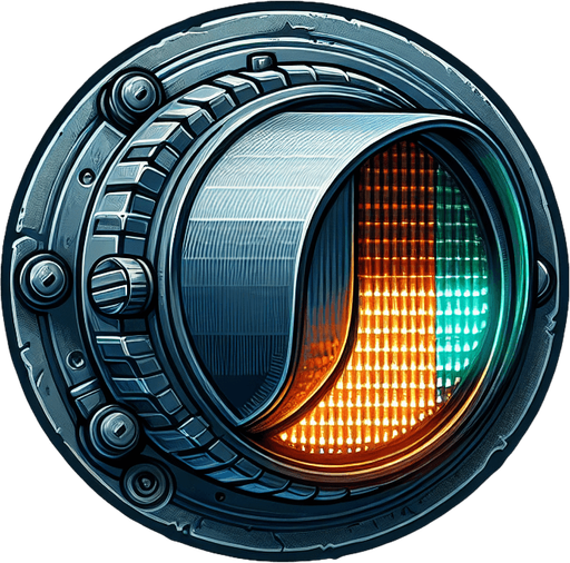 left turn signal of the car.
Single Game Texture. In-Game asset. 2d. Blank background. High contrast. No shadows.