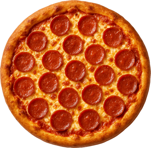 Pizza - Gerçekçi - Yazısız.
In-Game asset.  2d.  High contrast.  No shadows