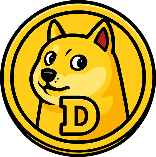 DOGE Coin.
In-Game asset.  2d.  High contrast.  No shadows