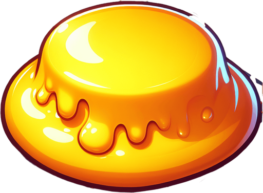 yellow mustard.
Single Game Texture. In-Game asset. 2d. Blank background. High contrast. No shadows.