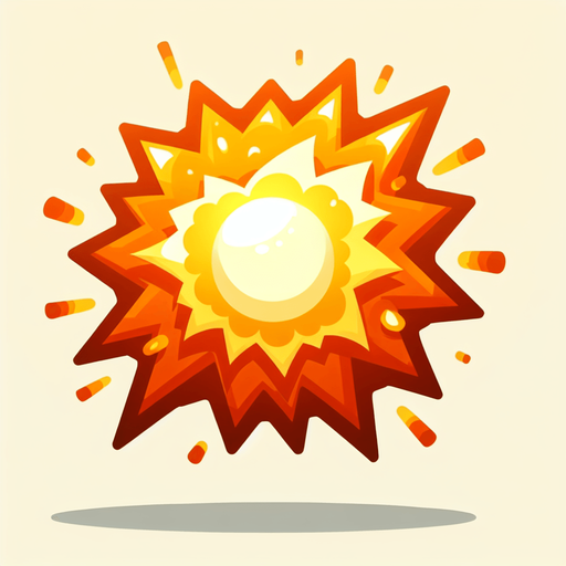 Side view bullet blast, fireball, game asset
Single Game Texture. In-Game asset. 2d. Blank background. High contrast. No shadows.