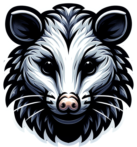 Opossum head, icon
Single Game Texture. In-Game asset. 2d. Blank background. High contrast. No shadows.