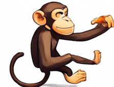 May you turn the monkey so it can seen from front?