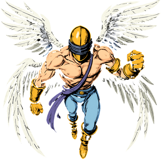 Angemon, visto desde arriba, calidad y detalles altamente épicos..
In-Game asset.  2d.  High contrast.  No shadows