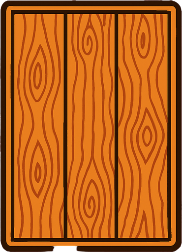 a table seen from above..
In-Game asset.  2d.  High contrast.  No shadows