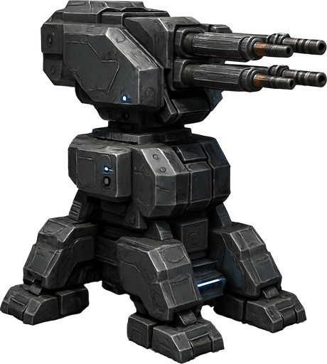 Uzay Savunma Kulesi - Yazısız - Gerçekçi.
In-Game asset.  High contrast.  No shadows