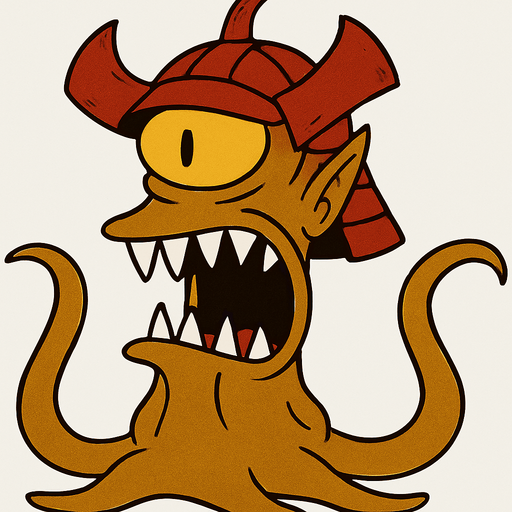 Make my character dark yellow and have a red samurai helmet