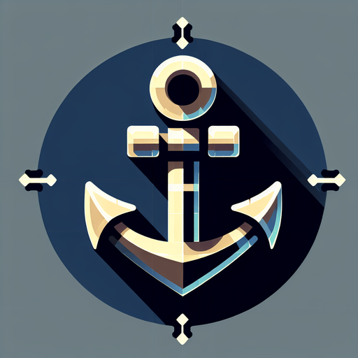 anchor.
Single Game Texture. In-Game asset. 2d. Blank background. High contrast. No shadows.