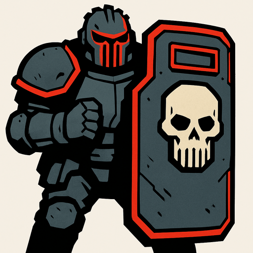 boss sketch ballistic shield.
In-Game asset.  2d.  High contrast.  No shadows