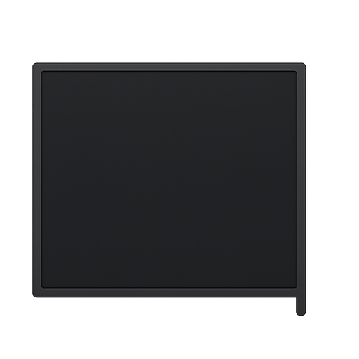 It is a black screen, like a glass pane. No background. Transparent background. Blank background. No shadows. 2d. In-Game asset. flat
