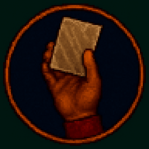 A hand with a piece of plastic