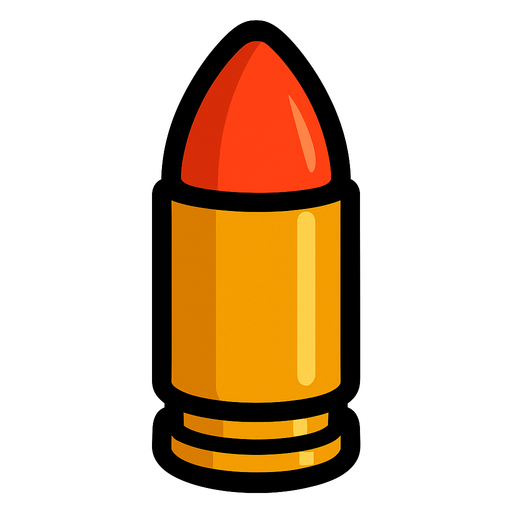 Mermi.
In-Game asset.  2d.  High contrast.  No shadows