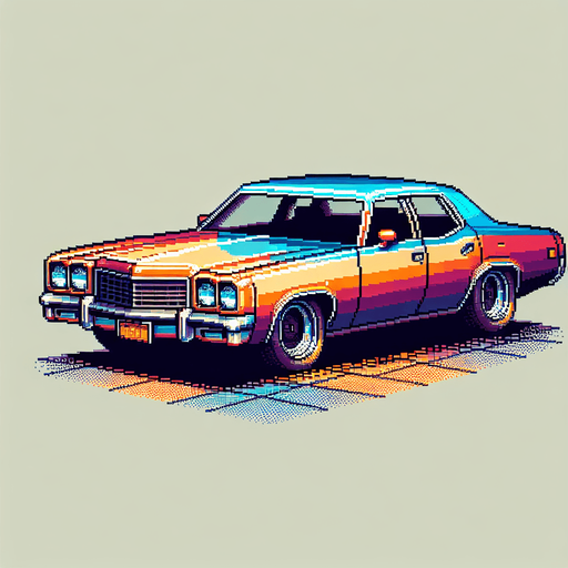 2d pixel car png