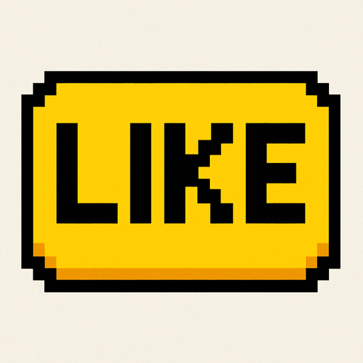 make a yellow 2d pixel like button.
In-Game asset.  2d.  High contrast.  No shadows