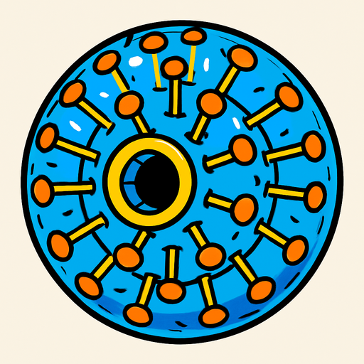 zorbing ball.
In-Game asset.  2d.  High contrast.  No shadows