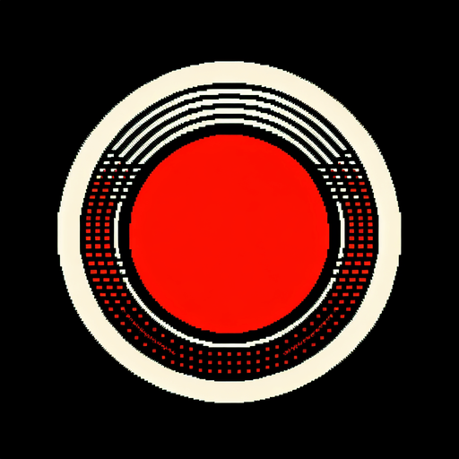 round red 2d.
Single Game Texture.  In-Game asset.  2d.  Blank background.  High contrast.  No shadows