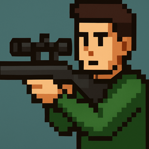 man with sniper