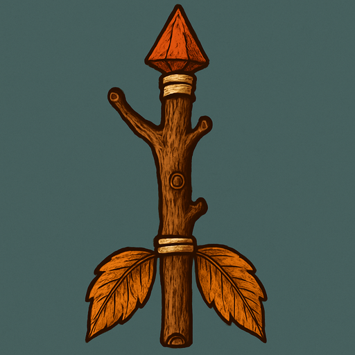 ok yere 90 derece olacak şekilde dik dursun