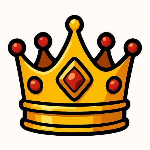 Crown.
In-Game asset.  2d.  High contrast.  No shadows