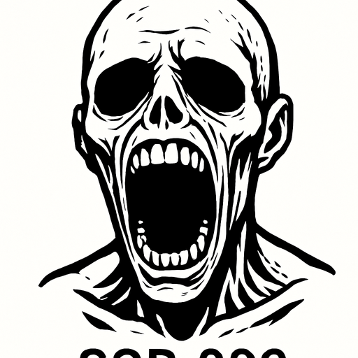 scp 096 head.
In-Game asset.  2d.  High contrast.  No shadows