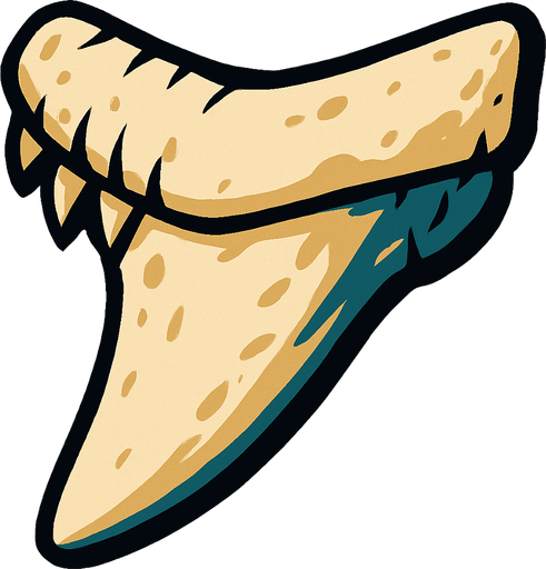 shark teeth.
In-Game asset.  2d.  High contrast.  No shadows