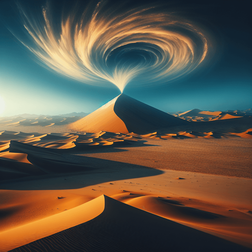 a dune in a desert