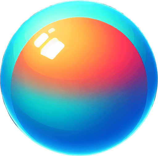 A single ball with no background.
Single Game Texture. In-Game asset. 2d. Blank background. High contrast. No shadows.