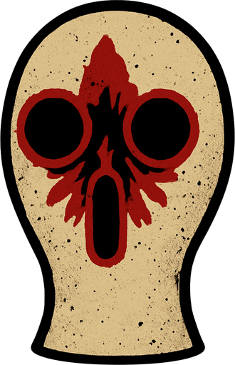 scp 173 head.
In-Game asset.  2d.  High contrast.  No shadows