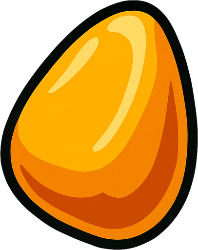 grano de mais.
In-Game asset.  2d.  High contrast.  No shadows