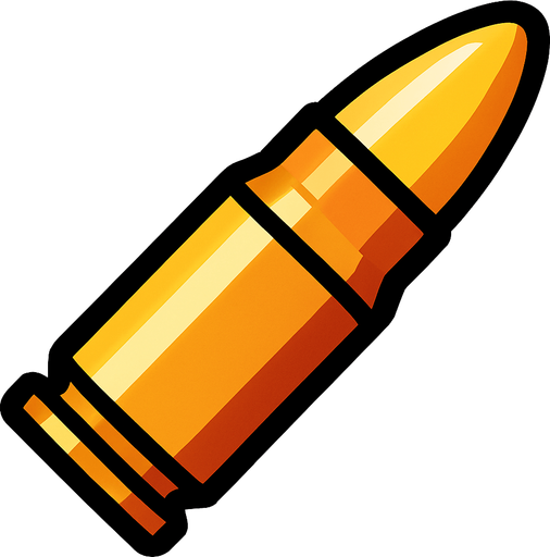 Mermi.
In-Game asset.  2d.  High contrast.  No shadows