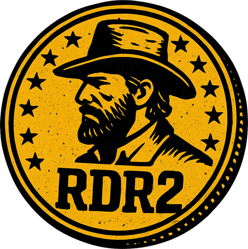 Make me a coin for RDR2.
In-Game asset.  2d.  High contrast.  No shadows