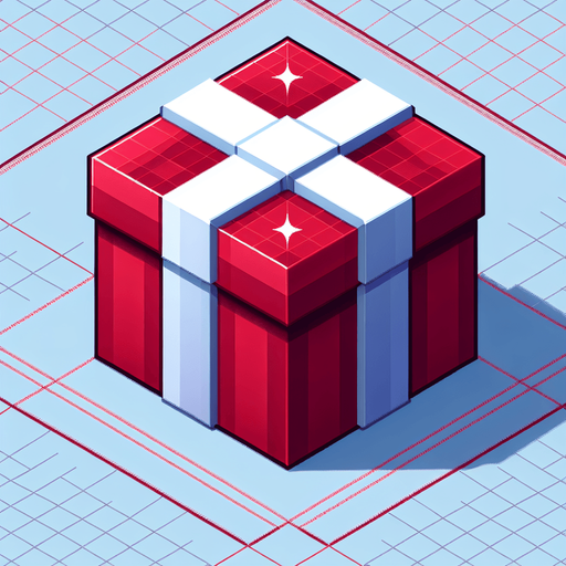 A big red christmas gift, isometric view Single Game Texture. In-Game asset. 2d. Blank background. High contrast. No shadows.