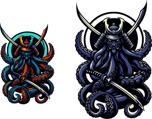 侍蛸.
Single Game Texture. In-Game asset. 2d. Blank background. High contrast. No shadows.