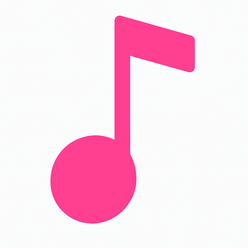 2d golgesiz pembe bir do notasi olustur/.
In-Game asset.  2d.  High contrast.  No shadows