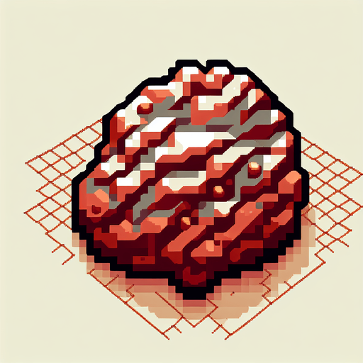 top down view of pixel art rock.
Single Game Texture.  In-Game asset.  2d.  Blank background.  High contrast.  No shadows