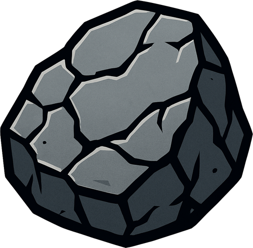 Taş.
In-Game asset.  2d.  High contrast.  No shadows