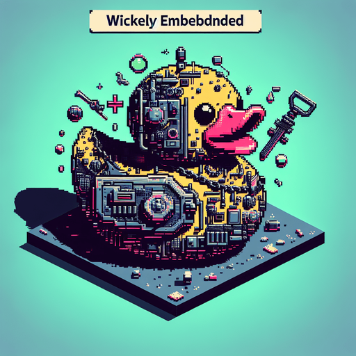 an evil rubber duck.
Single Game Texture. In-Game asset. 2d. Blank background. High contrast. No shadows. 8bit