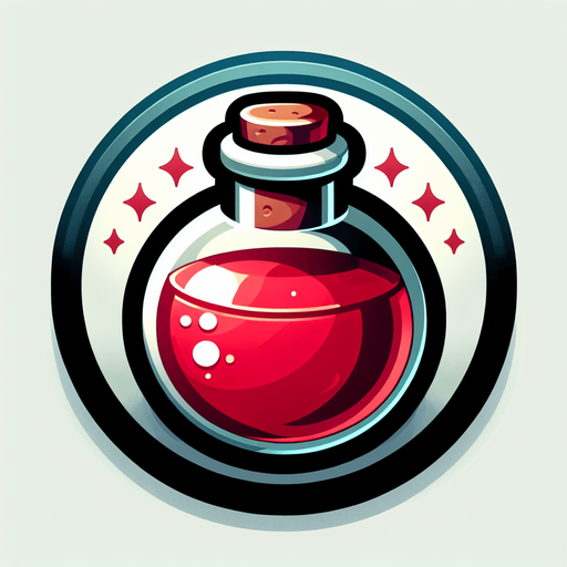 Health potion button..
Single Game Texture. In-Game asset. 2d. Blank background. High contrast. No shadows.