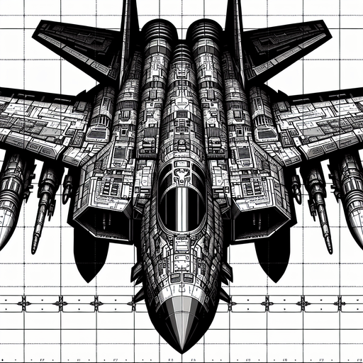 Enemy plane.
Single Game Texture.  In-Game asset.  2d.  Blank background.  High contrast.  No shadows