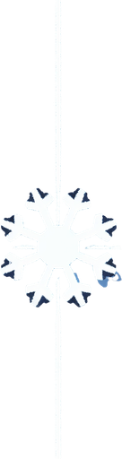 2d cartoon of a lonely snowflake, sideview Single Game Texture. In-Game asset. 2d. Blank background. High contrast. No shadows.