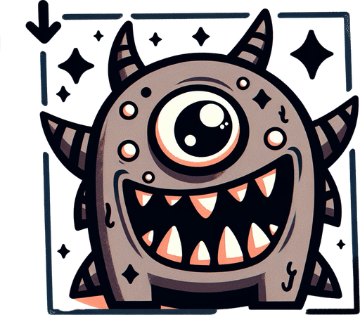 Kawaii style monster.
Single Game Texture. In-Game asset. 2d. Blank background. High contrast. No shadows.