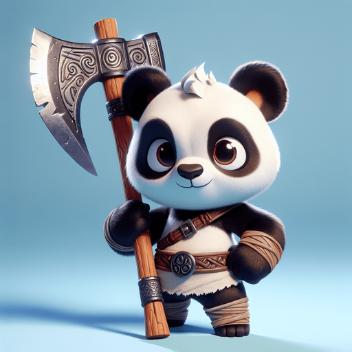 Worlds FRVR Panda with axe