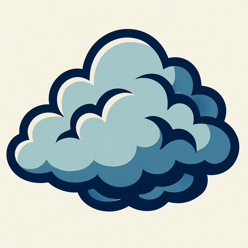 cloudy.
In-Game asset.  2d.  High contrast.  No shadows