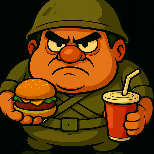 Elinde hamburger ve kola olsun