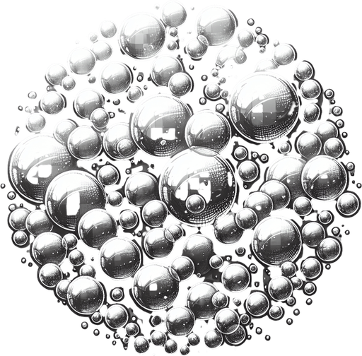 Bubbles.
Single Game Texture.  In-Game asset.  2d.  Blank background.  High contrast.  No shadows
