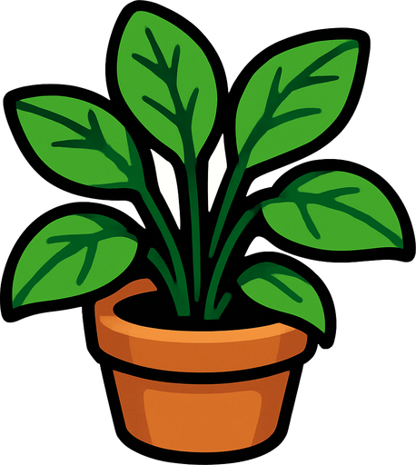 plantDecoration.
In-Game asset.  2d.  High contrast.  No shadows