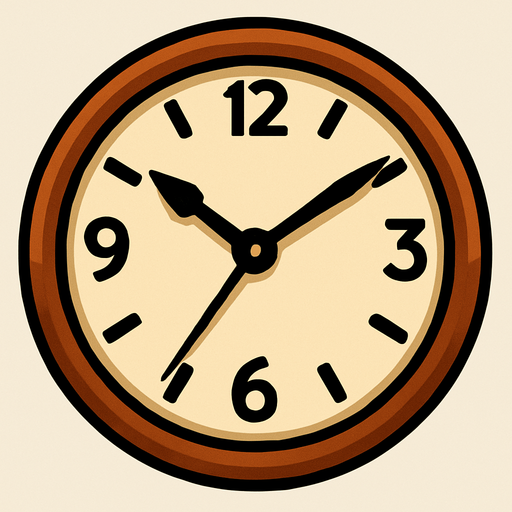 CLOCK.
In-Game asset.  2d.  High contrast.  No shadows