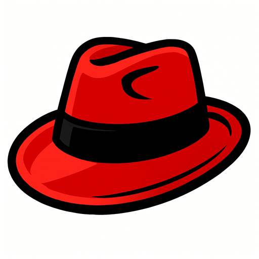 sombrero de mafioso de color rojo.
In-Game asset.  2d.  High contrast.  No shadows